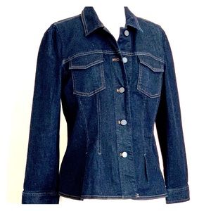 NEW!!! Ann Taylor Peplum Denim Jacket